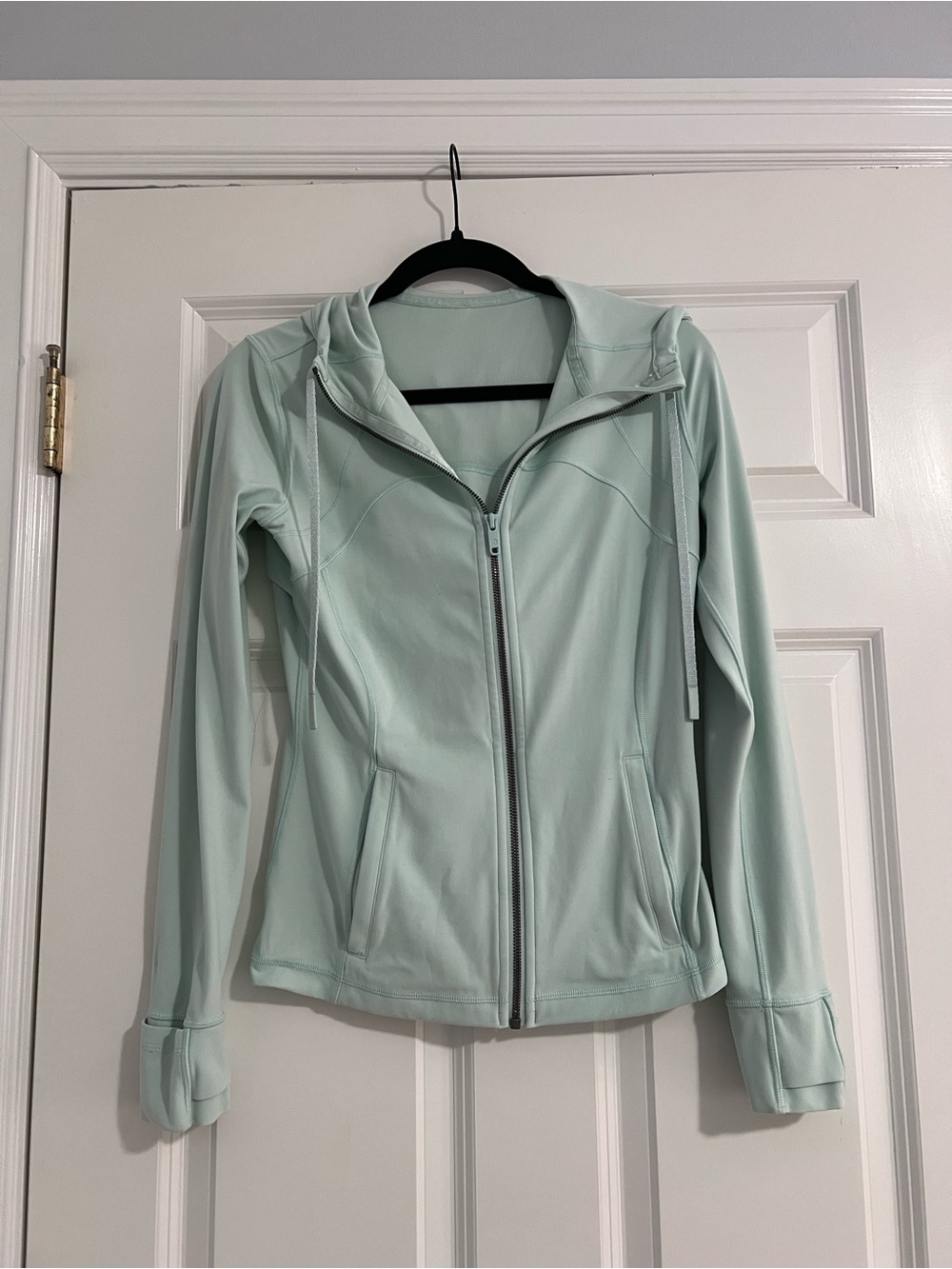 lululemon athletica Mint Green Zip-Up Hoodie Jacket